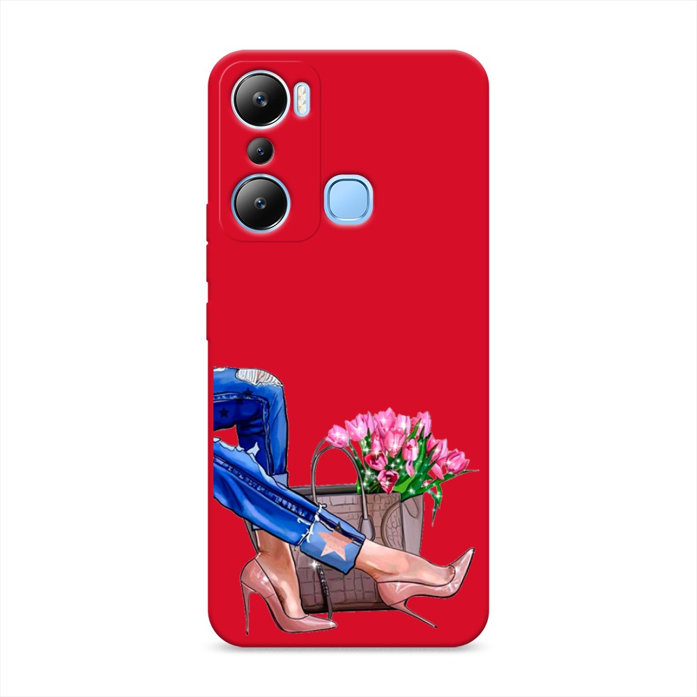 

Чехол Awog на Infinix Hot 20i "Каблучки", Синий, 3102953-1