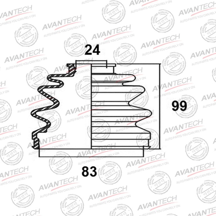 

Пыльник привода Avantech BD0506