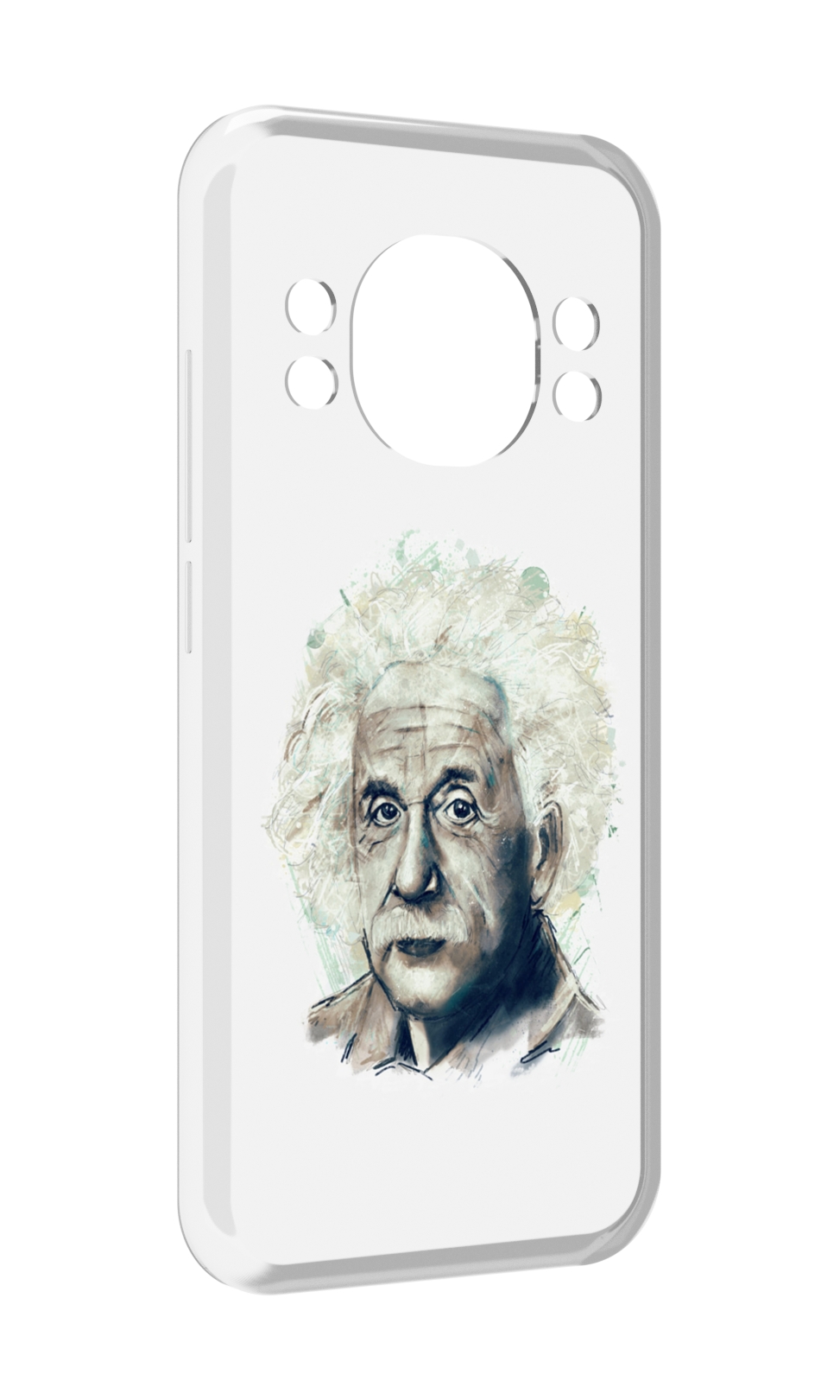 

Чехол MyPads Альберт энштейн для Doogee S98 / S98 Pro, Прозрачный, Tocco