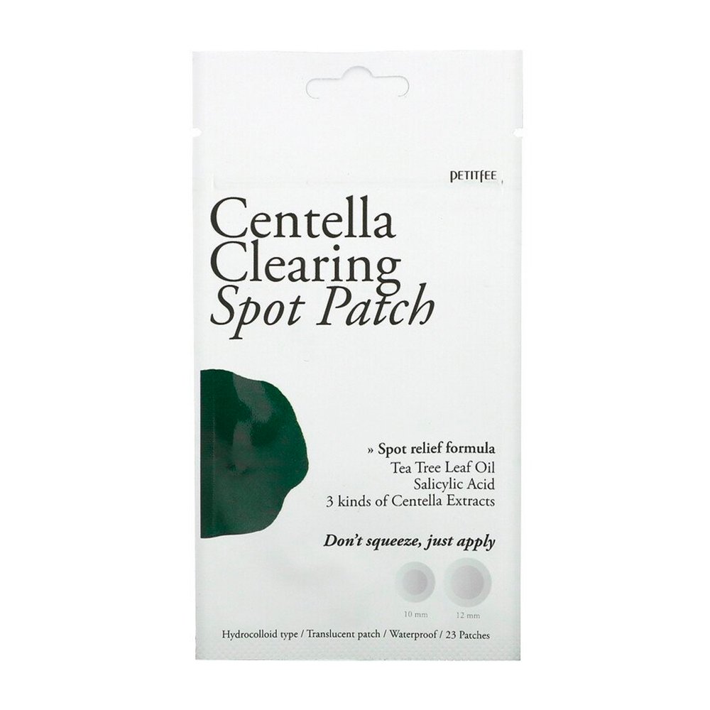 Патчи для проблемной кожи PETITFEE Centella Clearing Spot Patch 12 мм*15 шт 10 мм*8 шт