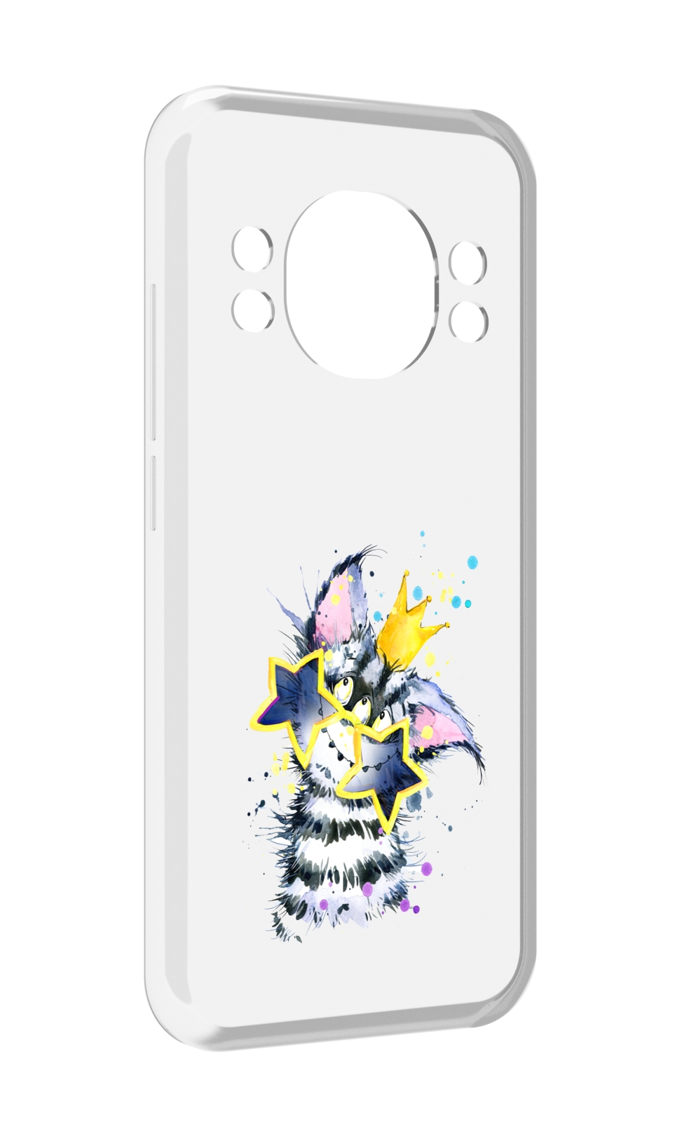 

Чехол MyPads Мартовский Нуся для Doogee S98 / S98 Pro, Прозрачный, Tocco