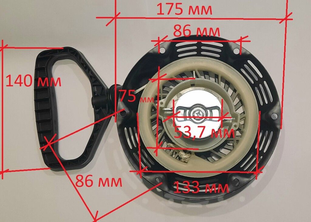 

Стартер Барс ручной для мотособаки и буксировщика АРЦ147132/193500065-0001