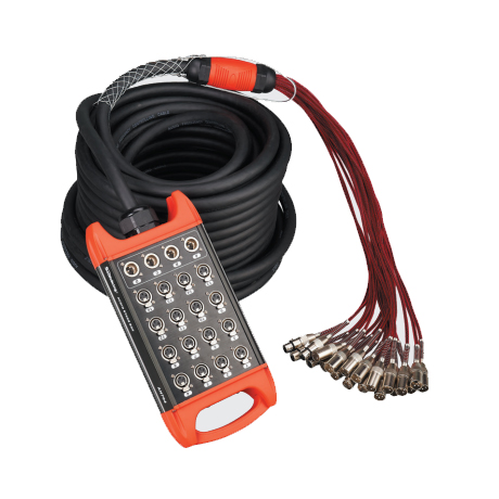 

Сценическая коммутационная коробка 20хXLR входов + 4хXLR выхода, 50м, Soundking BCB405-50m