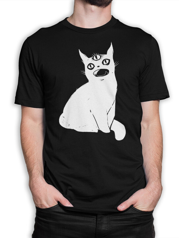 

Футболка мужская Dream Shirts Кот-Пришелец черная XL, Черный, Кот-Пришелец