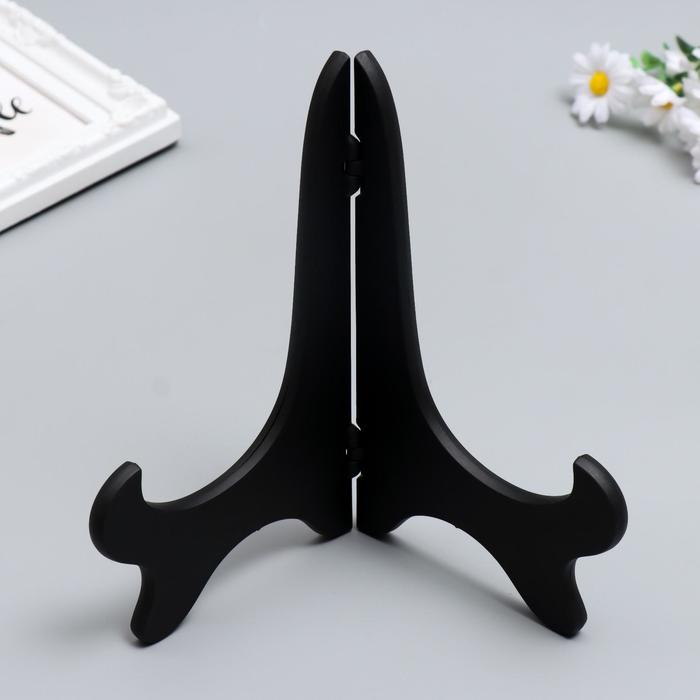 Подставка для тарелок, черная 12х20 см (5 шт)