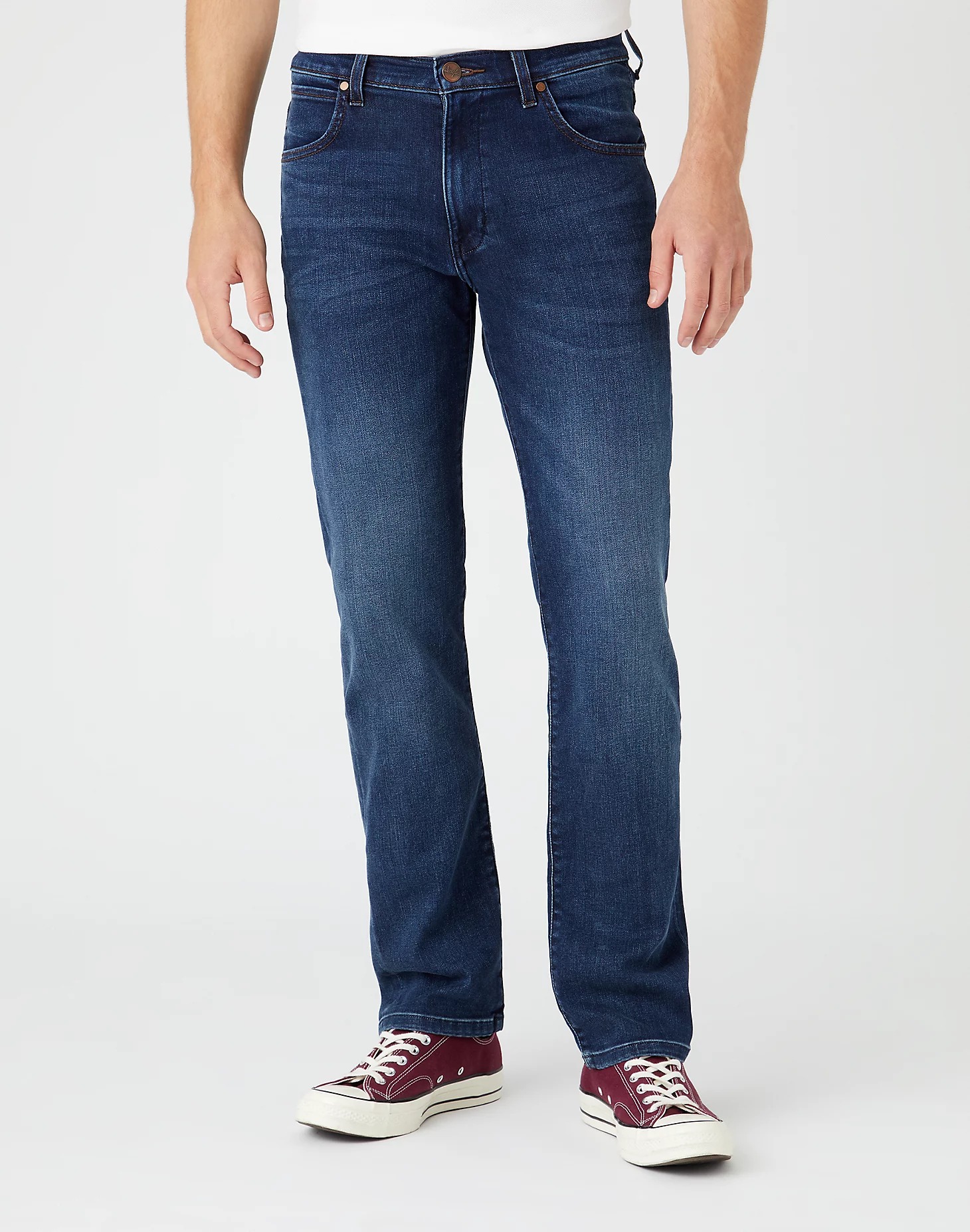 фото Джинсы мужские wrangler men arizona jeans синие 46/34