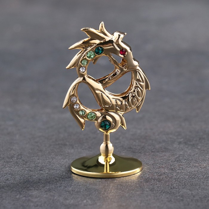 

Сувенир Дракон, с кристаллами