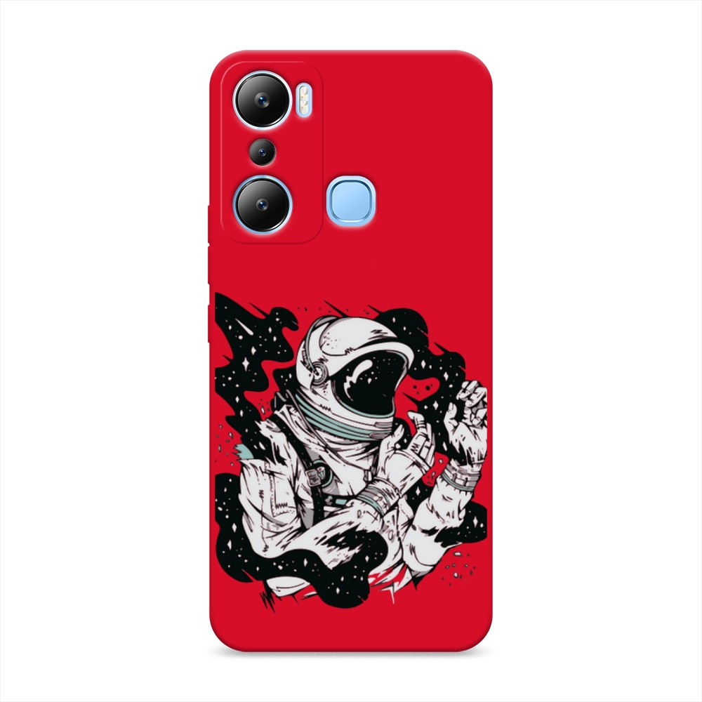 

Чехол Awog на Infinix Hot 20i "Космонавт арт", Черный;бежевый;белый, 3102953-1