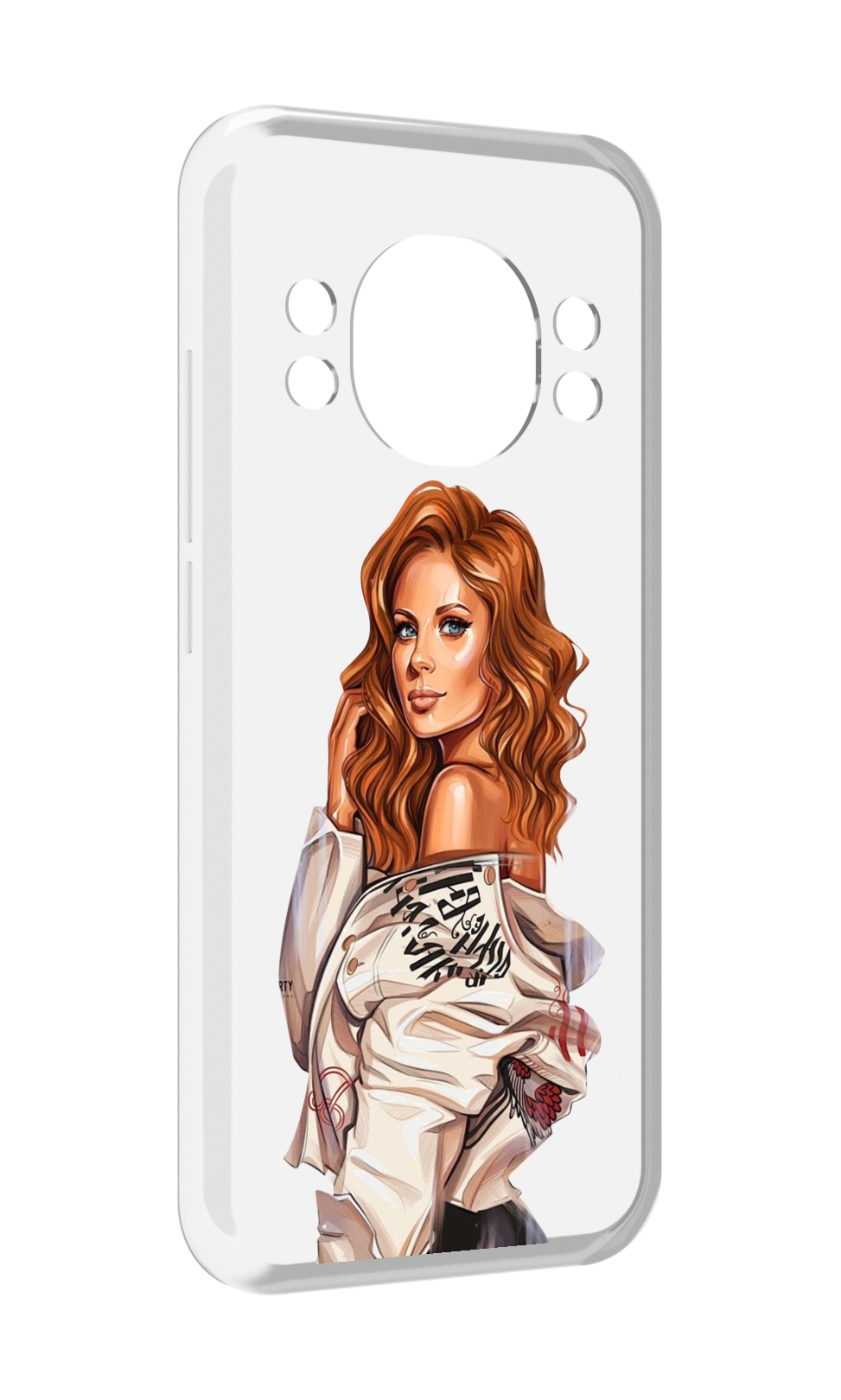 

Чехол MyPads Бежевая-куртка женский для Doogee S98 / S98 Pro, Прозрачный, Tocco