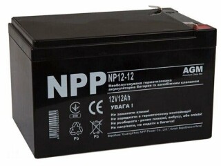 

Батарея для ИБП Powercom NP12-12 (12В 12Ач)