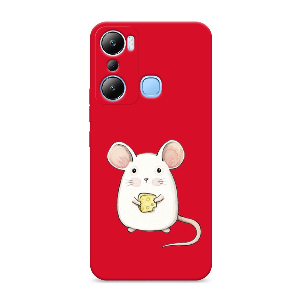 

Чехол Awog на Infinix Hot 20i "Мышка", Белый, 3102953-1