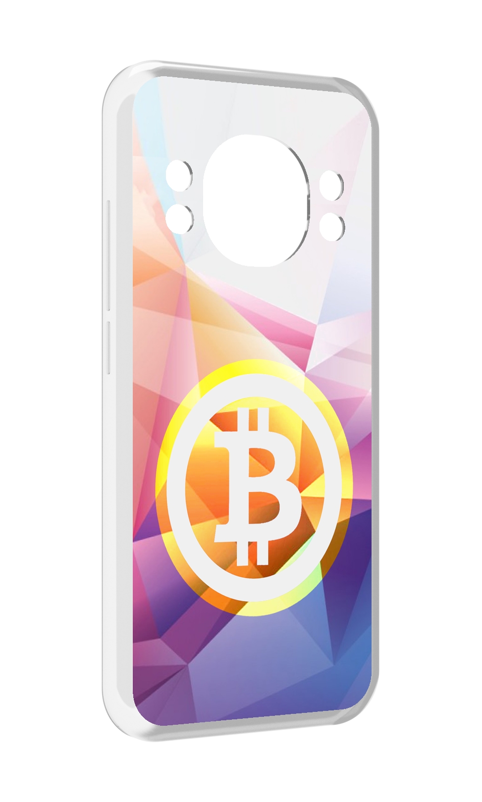 

Чехол задняя-панель-накладка-бампер MyPads Биткоин для Doogee S98 / S98 Pro противоударный, Прозрачный, Tocco