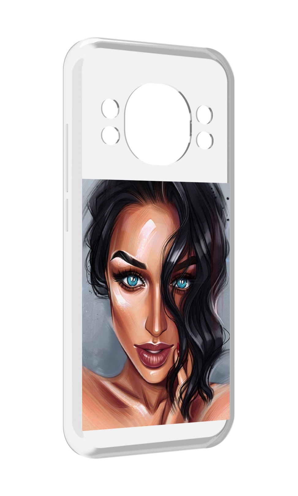 

Чехол MyPads Брюнетка для Doogee S98 / S98 Pro, Прозрачный, Tocco