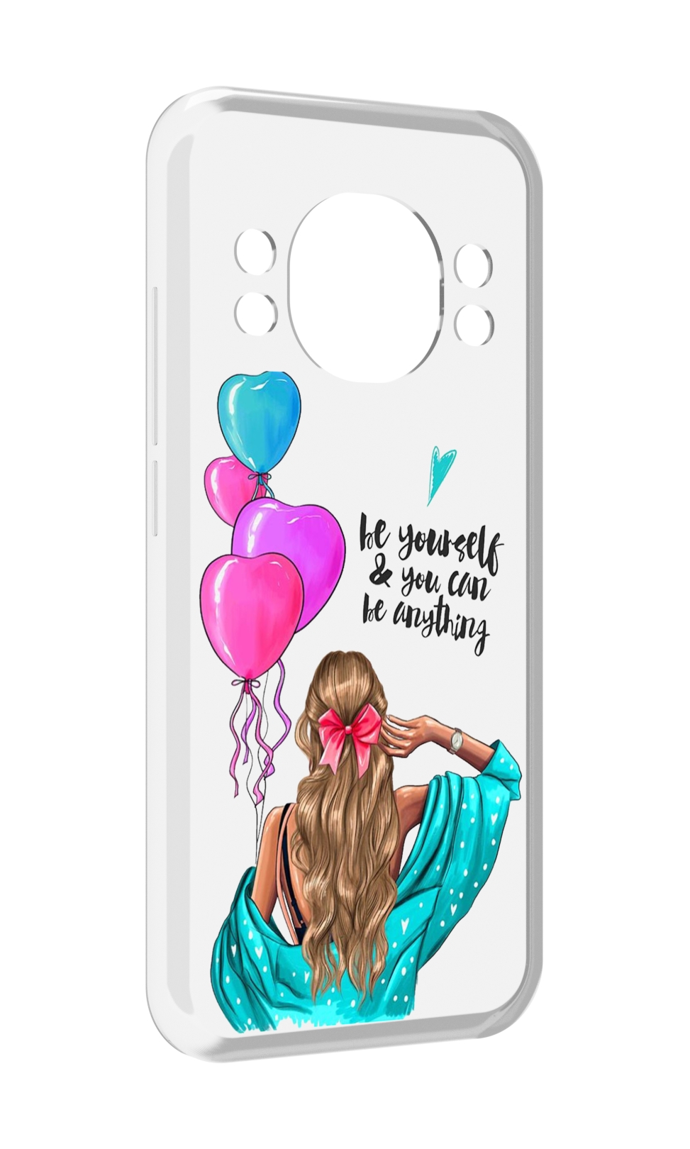 

Чехол MyPads Будь-собой для Doogee S98 / S98 Pro, Прозрачный, Tocco