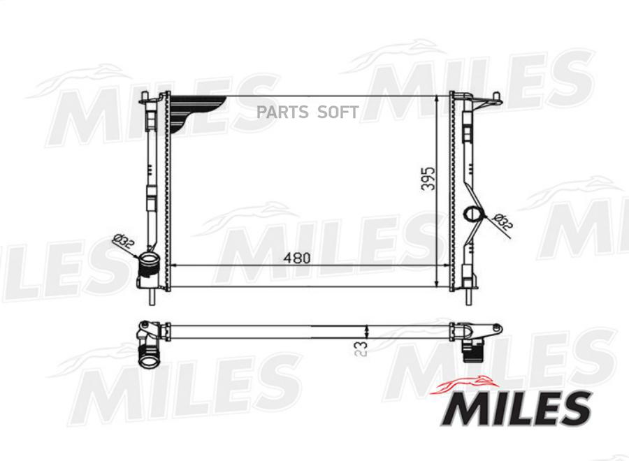 

MILES Радиатор MILES acrm004