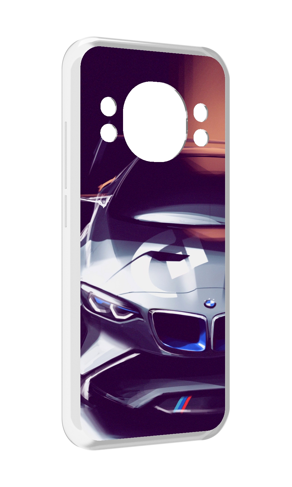 

Чехол MyPads Бэмвэ мужской для Doogee S98 / S98 Pro, Прозрачный, Tocco