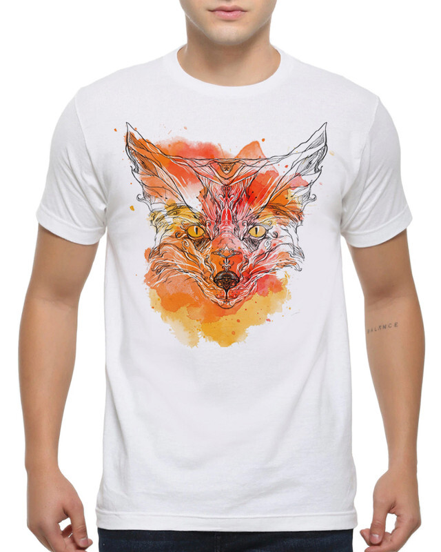 

Футболка мужская DreamShirts Эстетика Лис белая L, Белый, Эстетика Лис