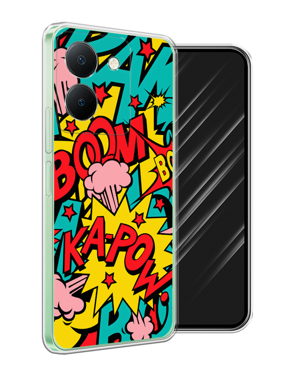 

Чехол Awog на Vivo Y27S "Постер pop art", Бирюзовый;желтый;красный, 269750-1