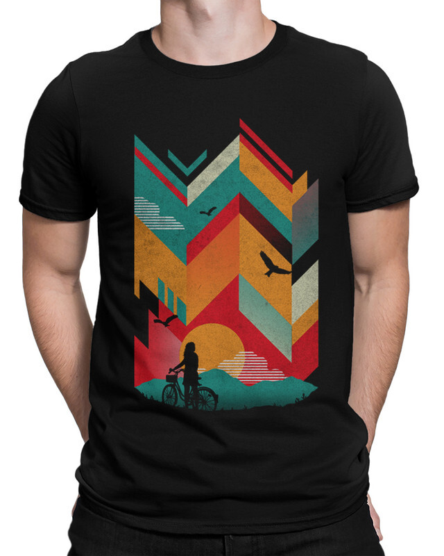 

Футболка мужская DreamShirts Абстракция черная S, Черный, Абстракция