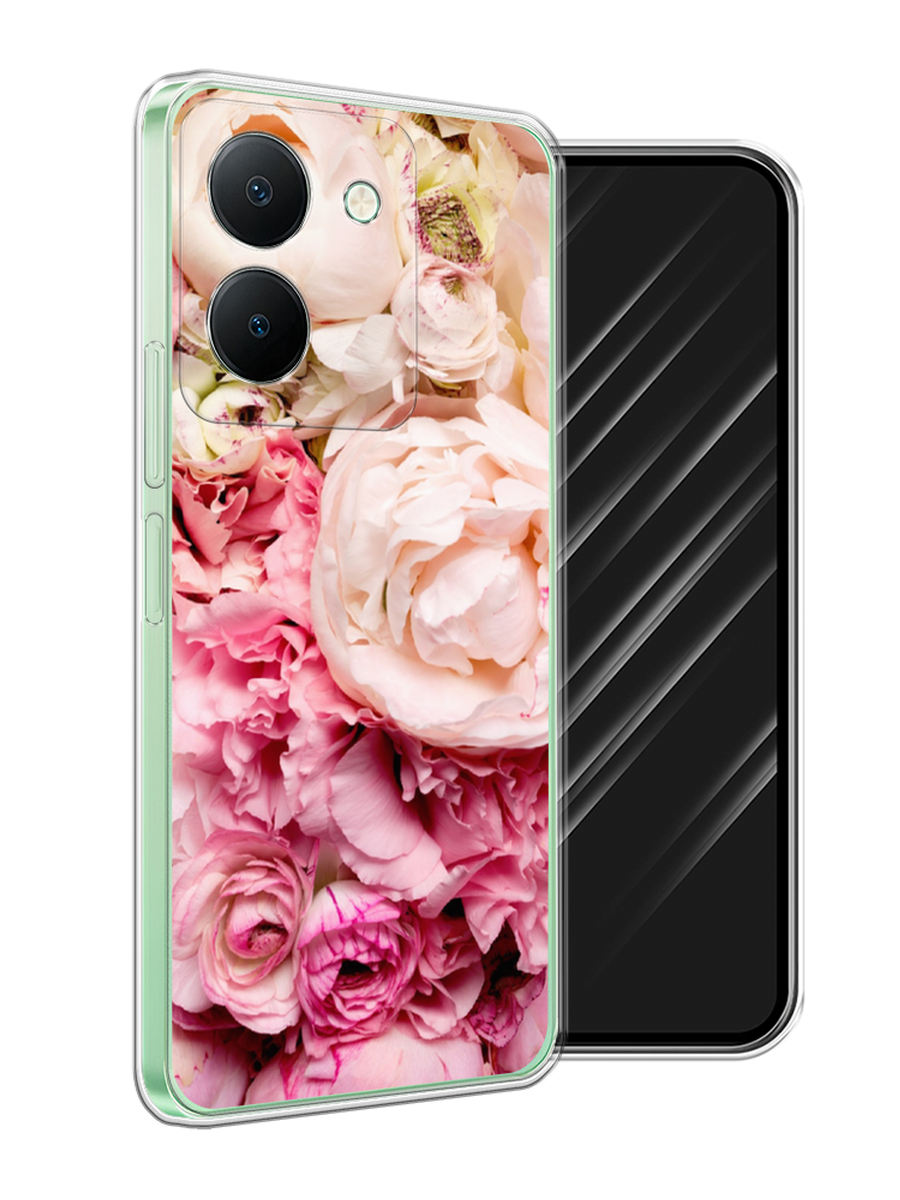 

Чехол Awog на Vivo Y27S "Пионы яркие", Розовый, 269750-1
