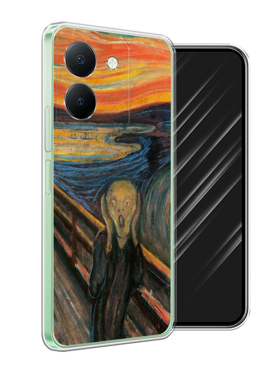 

Чехол Awog на Vivo Y27S "Крик", Оранжевый;синий;серый, 269750-1
