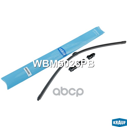 

Щеткастеклоочистителябескаркасная Krauf wbm5026pb