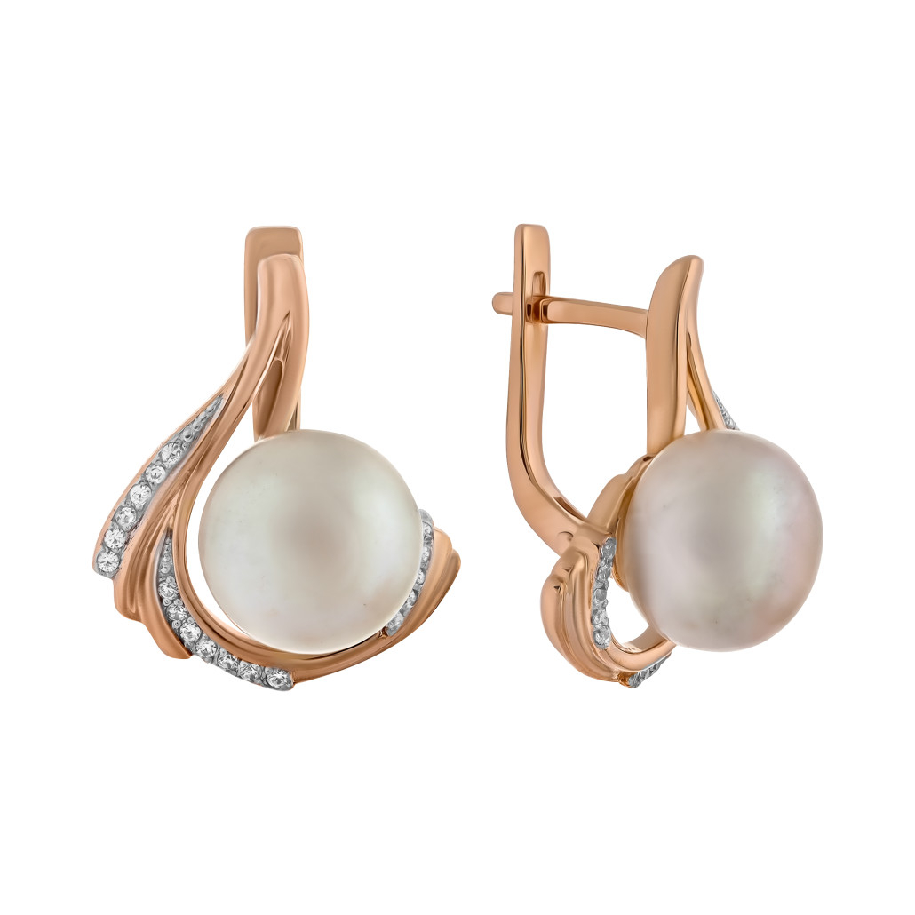 

Серьги из красного золота с жемчугом Золото Дисконт 0707207211пд, 0707207211пд