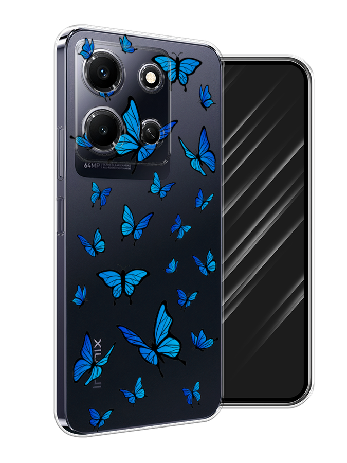 

Чехол Awog на Infinix Note 30i "Синие бабочки", Синий;белый, 3104350-1
