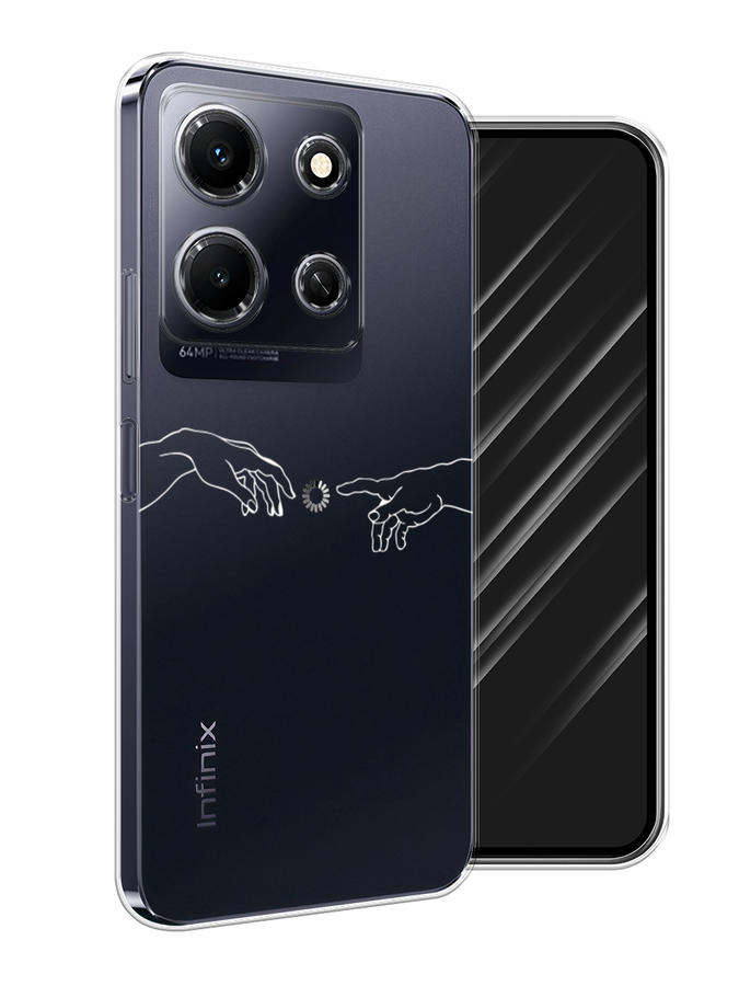 

Чехол Awog на Infinix Note 30i "Загрузка творения", Белый;серый;прозрачный, 3104350-10