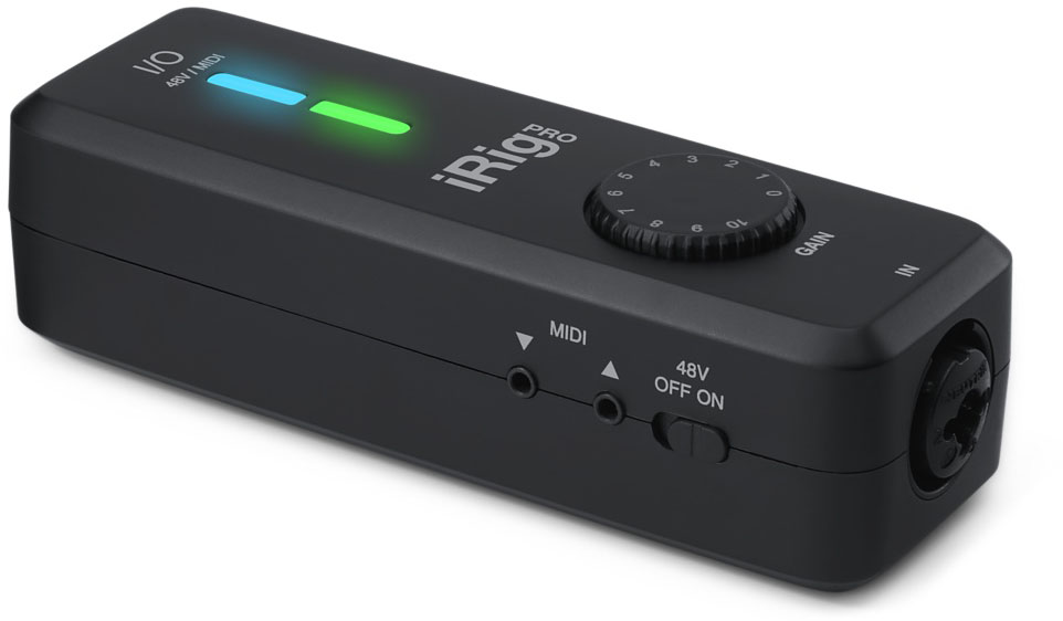 фото Midi-интерфейс ik multimedia irig pro i/o (black)