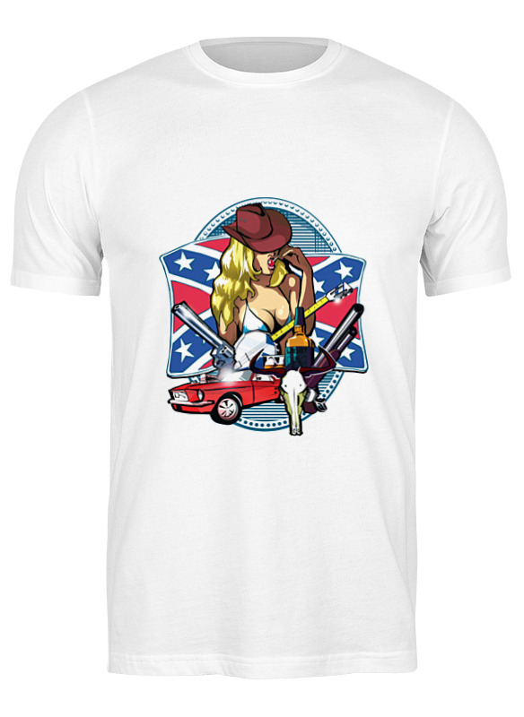 

Футболка мужская Printio Southern life белая 3XL, Белый, Southern life