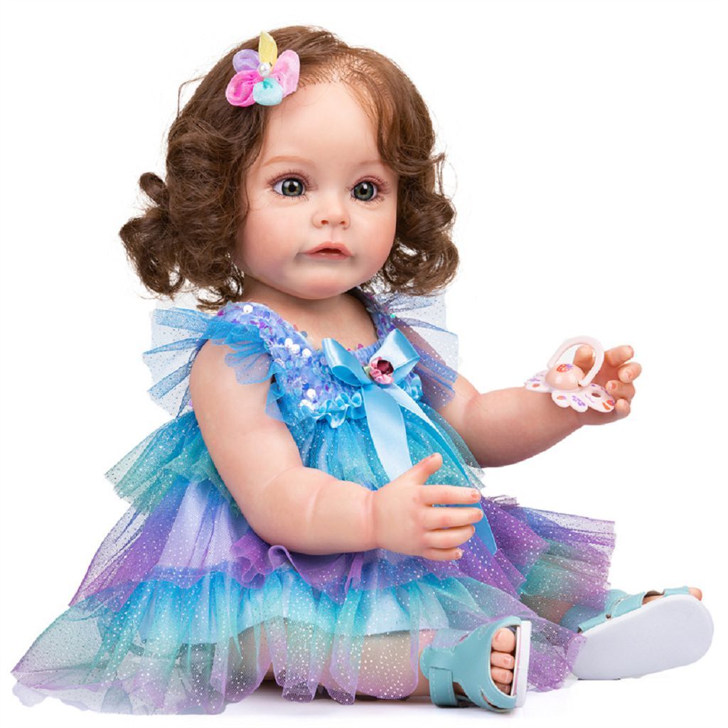 Кукла NPK Реборн виниловая 55см в пакете (FA-010)