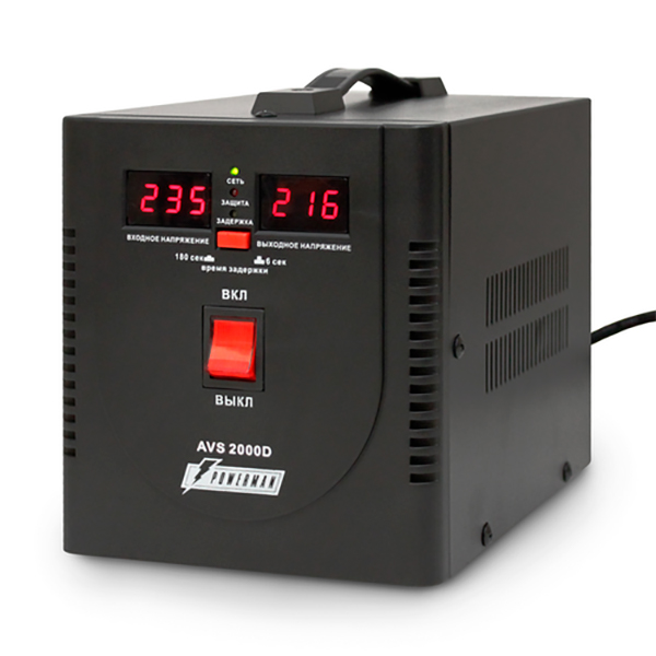 

Стабилизатор напряжения Powerman AVS 2000 D Black