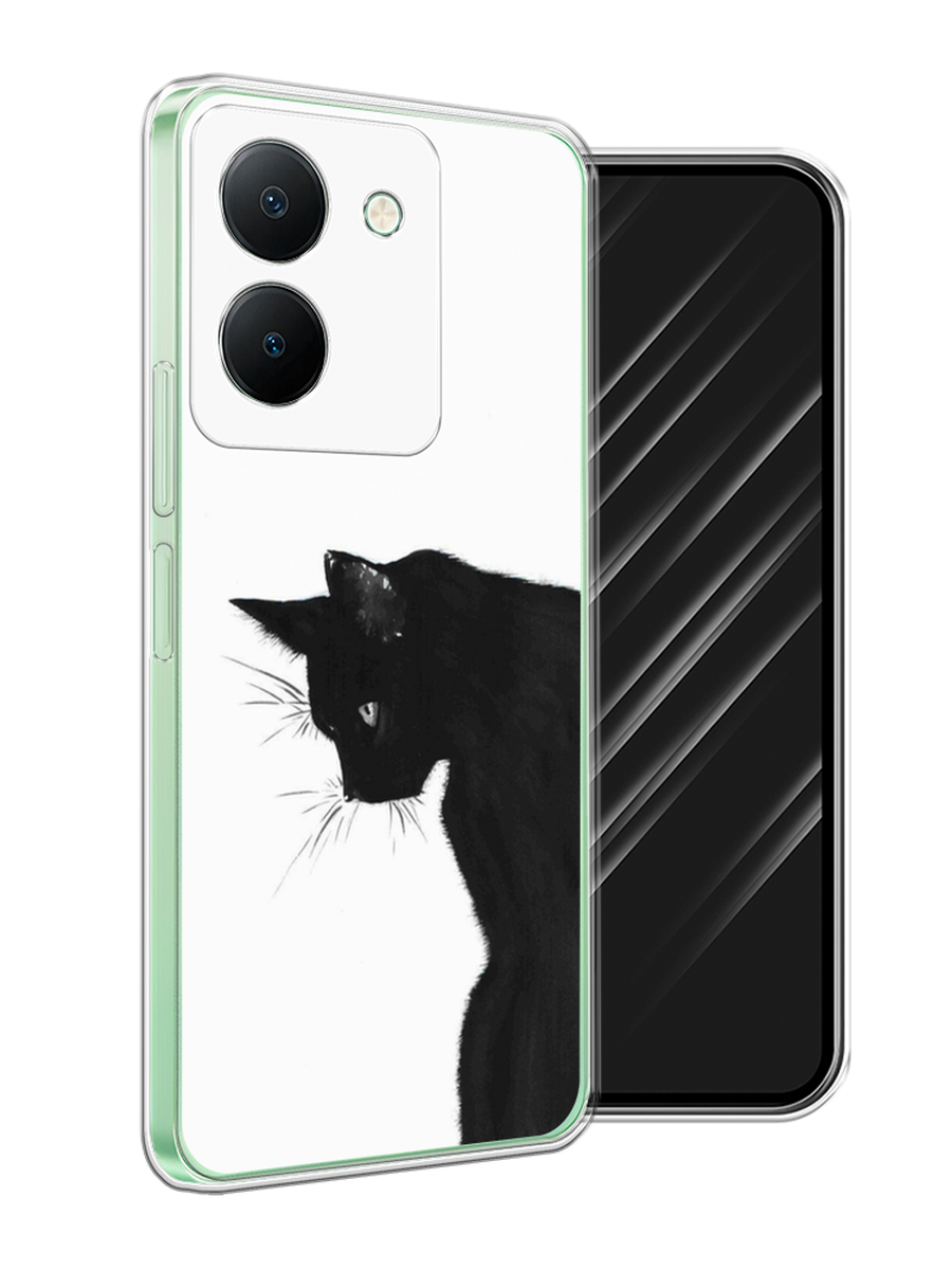 

Чехол Awog на Vivo Y27S "Black cat", Черный;белый, 269750-1