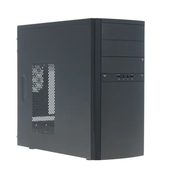 

Корпус компьютерный Powerman ES722BL черный, ES722BL