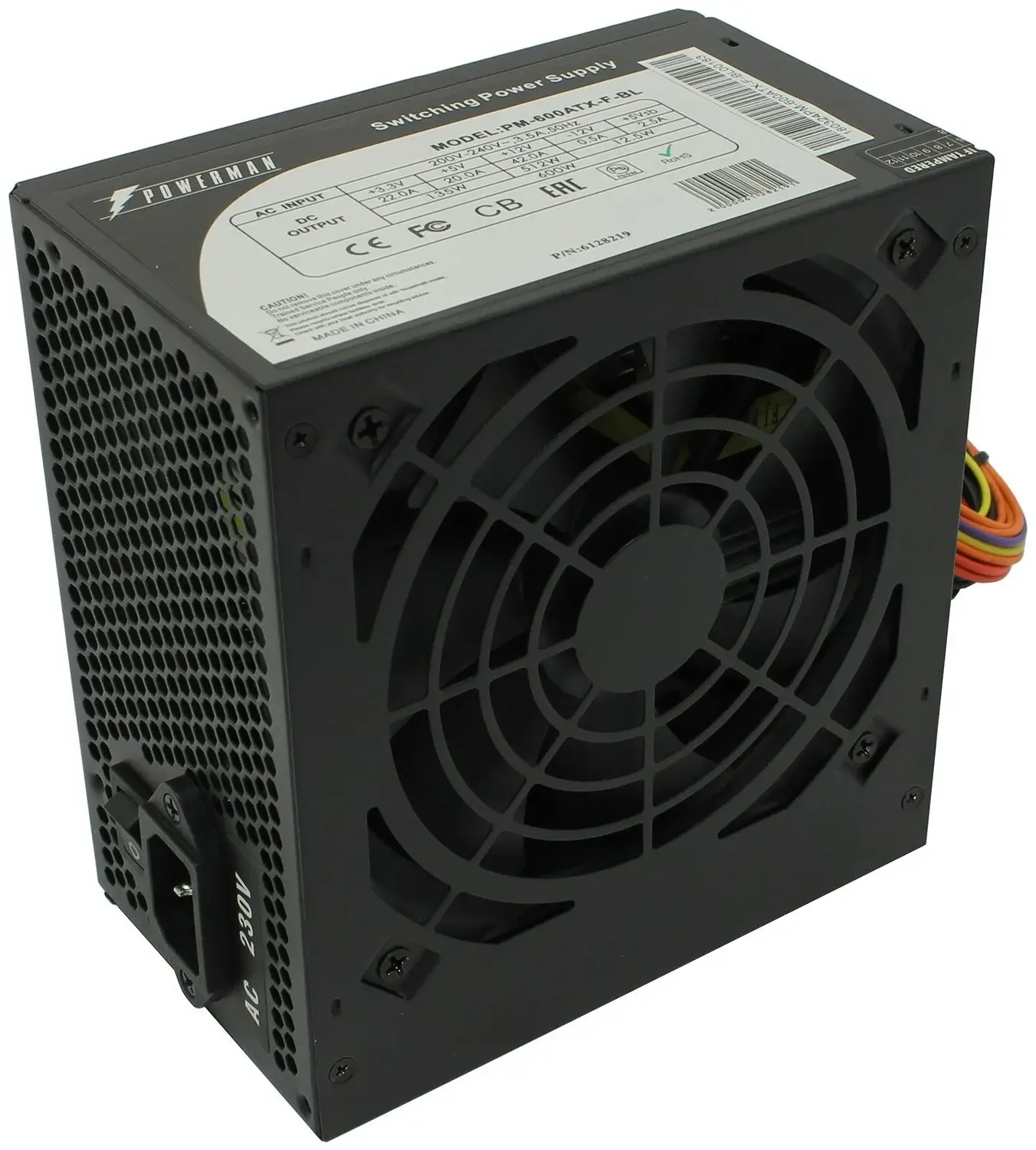 Блок питания Powerman PM-600ATX-F-BL 600W