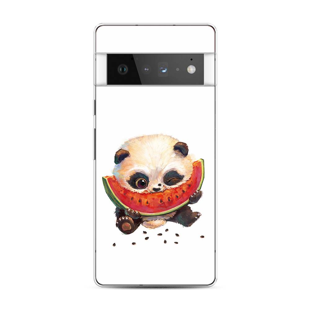 

Чехол Awog на Google Pixel 6 Pro "Малыш панды с арбузом", Разноцветный, 270950-1