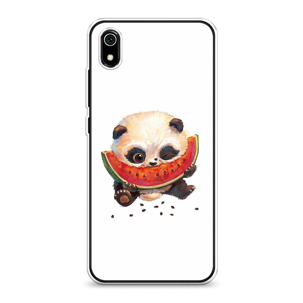 

Чехол Awog на Xiaomi Redmi 7A "Малыш панды с арбузом", Разноцветный, 35450-1