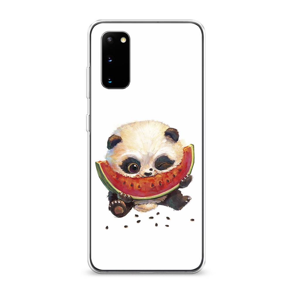 

Чехол Awog на Samsung Galaxy S20 "Малыш панды с арбузом", Разноцветный, 29250-1