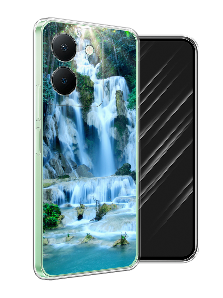 

Чехол Awog на Vivo Y27S "Водопад 8", Голубой;зеленый, 269750-1