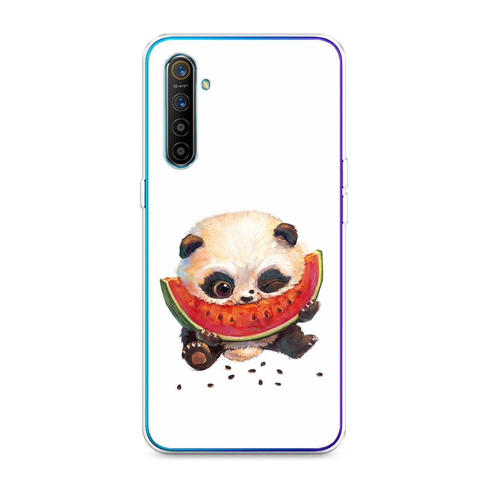 

Чехол Awog на Realme XT "Малыш панды с арбузом", Разноцветный, 251450-1