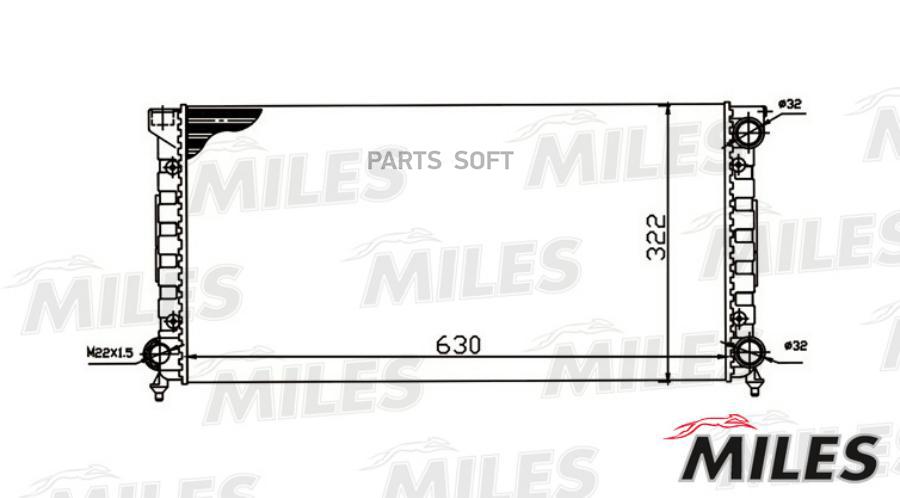 

MILES Радиатор MILES acrm127