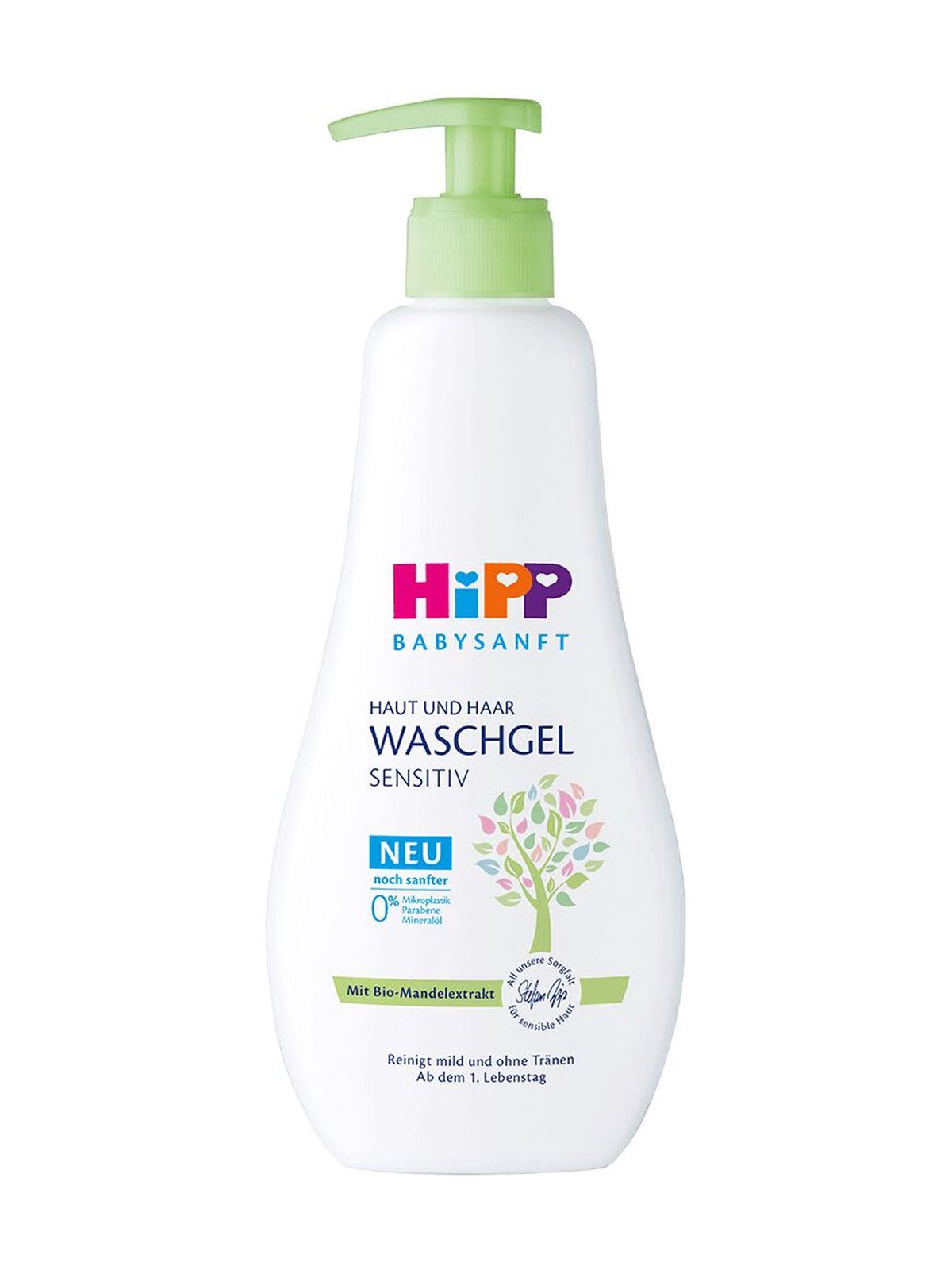 Детский гель для купания Hipp Babysanft Sensitiv Haut und Haar Waschgel, 400 мл