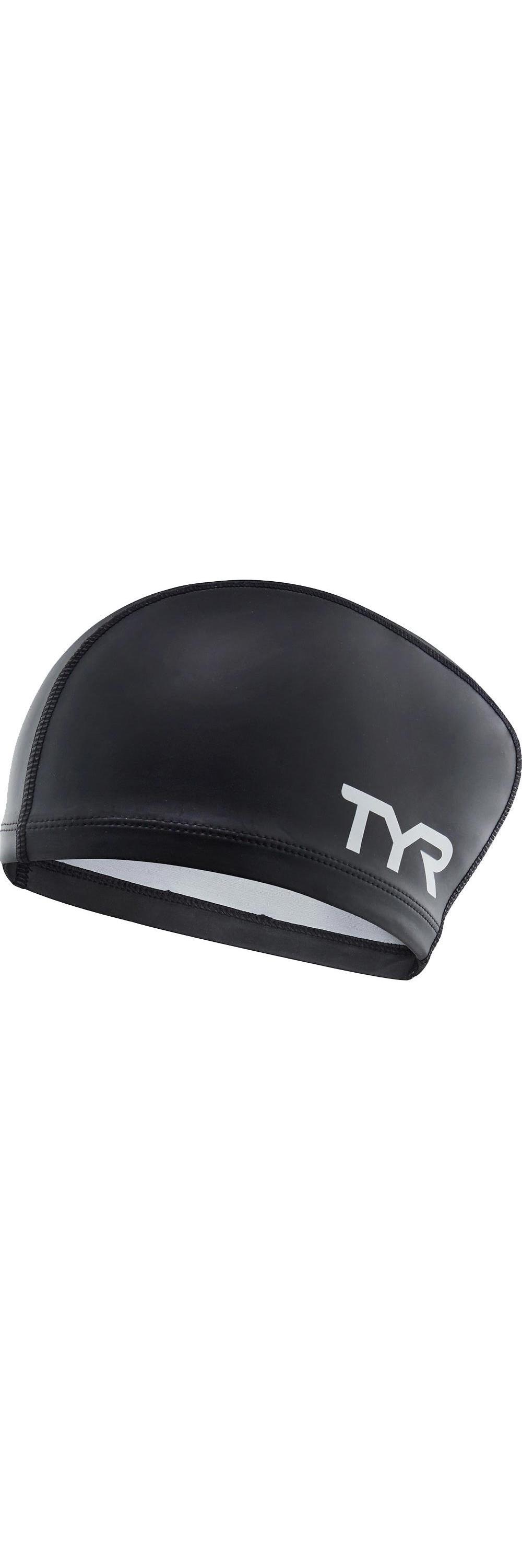 Шапочка Для Плавания Tyr Long Hair Silicone Comfort Swim Cap Черный (Б/Р) 2023