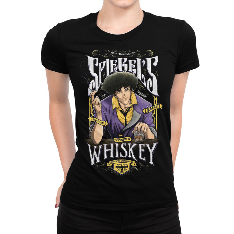 

Футболка женская Dream Shirts Ковбой Бибоп - Спайк Шпигель 956259111 черная S, Ковбой Бибоп - Спайк Шпигель 956259111