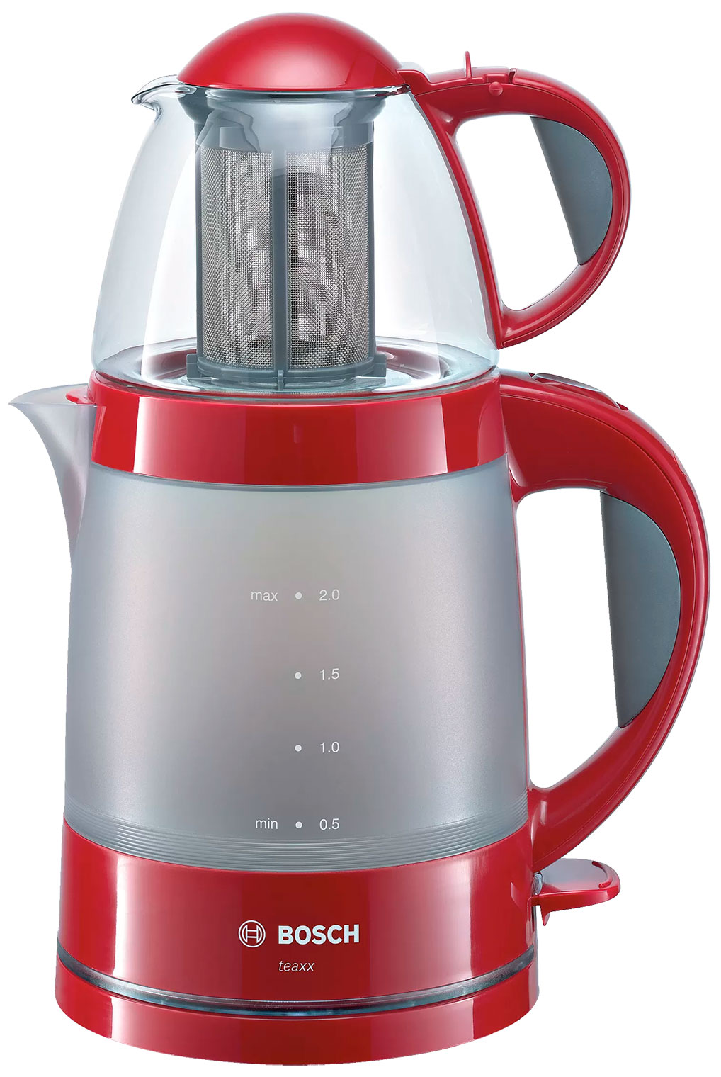

Чайник электрический Bosch TTA2010 2 л красный, прозрачный, TTA2010