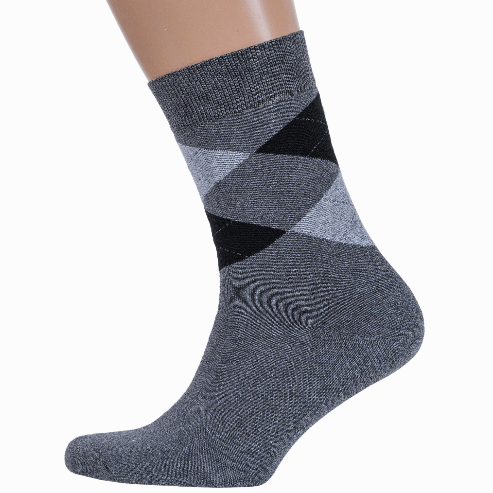

Носки мужские Rusocks М3-33064 серые 25-27, М3-33064