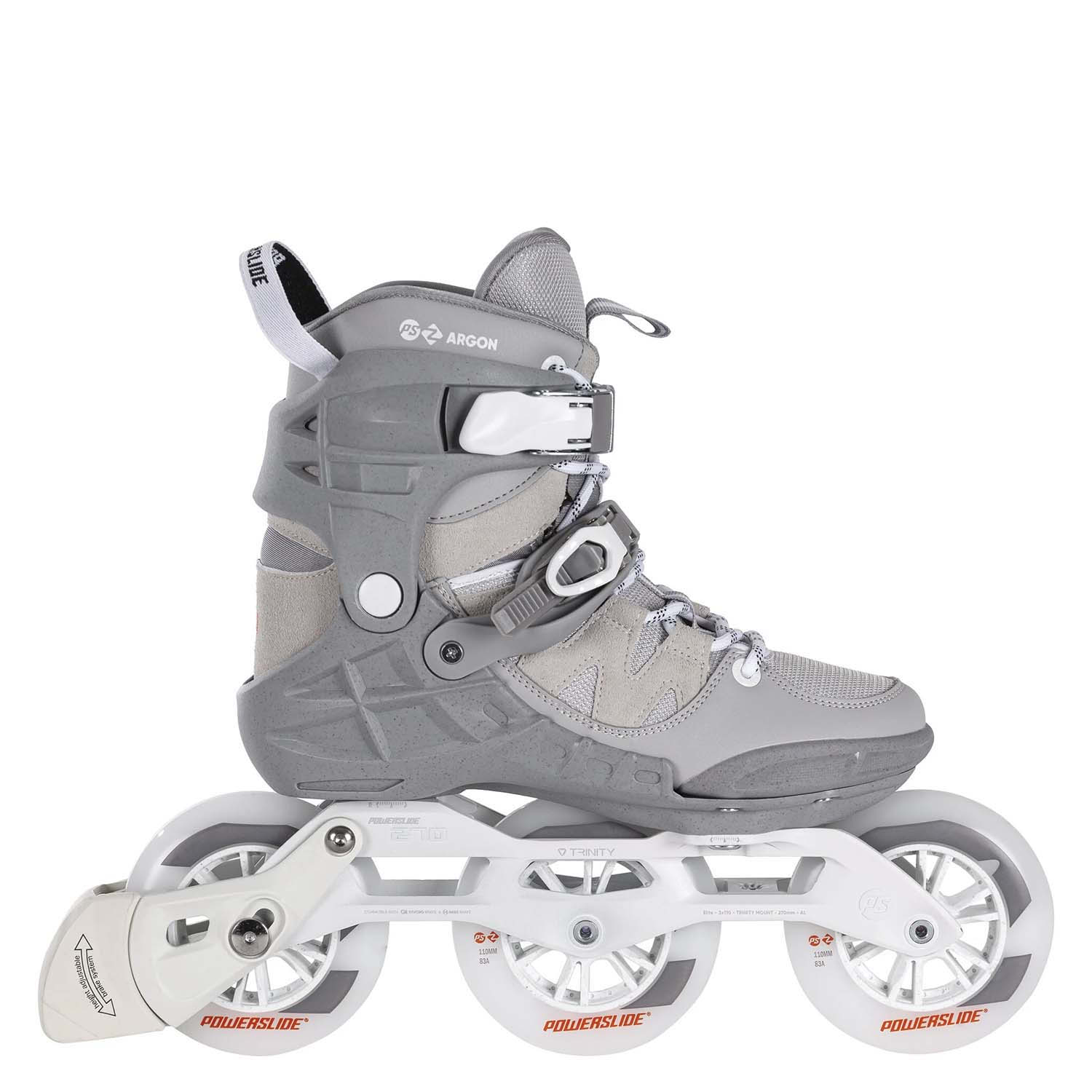 

Роликовые Коньки Powerslide Phuzion Argon 110 Grey/White (Eur:43) 2024, Phuzion Argon