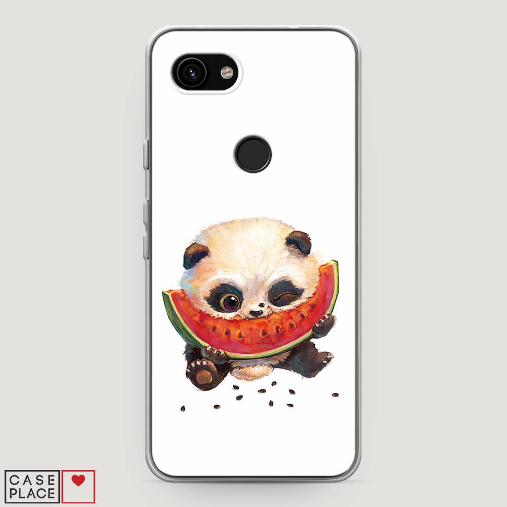

Чехол Awog на Google Pixel 3a "Малыш панды с арбузом", Разноцветный, 270150-1
