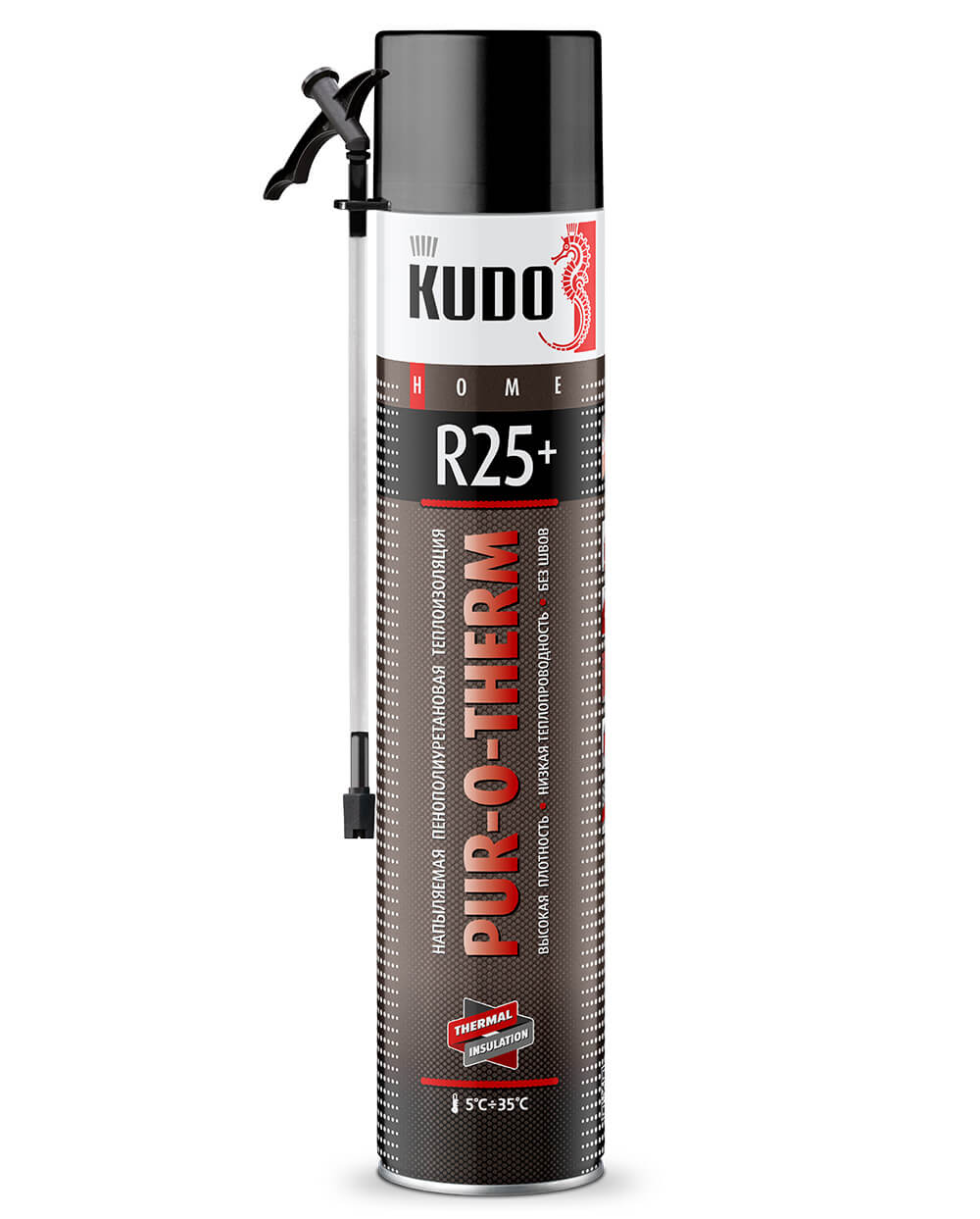 

Теплоизоляция kudo home напыляемая пенополиуретановая бесшовная pur-o-therm r25+ 1000мл